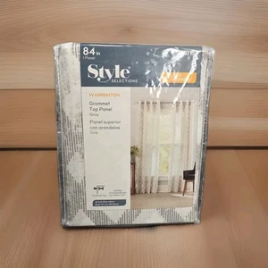 Style Selection | Warrenton | Light Filtering | Grey | 50x84in | #2857152 - Picture 1 of 4