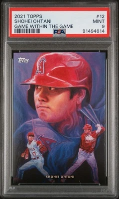 2021 Topps On Demand Game Within The Game - Shohei Ohtani #12 PSA 9 - Image 1 of 2