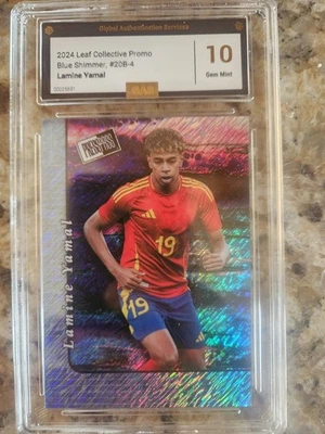 2024 Leaf Collective PROMO Lamine Yamal '00 Press Pass #20B-4 Light Blue SP 💎 Foto 1 de 2