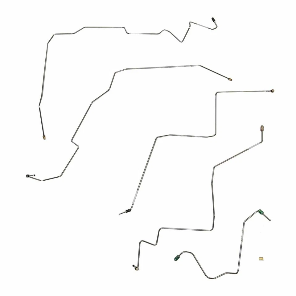 Fits 02-05 Dodge Ram 1500 Front Brake Line Kit 4WD RWABS Steel WKT0203OM - Image 1 of 1