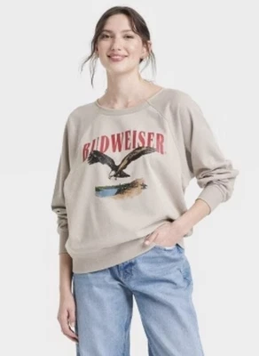 Sudadera para mujer Budweiser Eagle gráfica talla XXS Foto 1 de 4