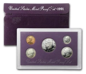 Juego de prueba 1991 Estados Unidos como nuevo 5 piezas en OGP - Imagen 1 de 2