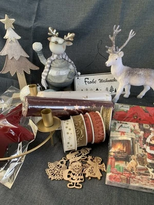 Überraschung Weihnachten Paket Deko 10tlg Restposten Neuware Christmas - Bild 1 von 4
