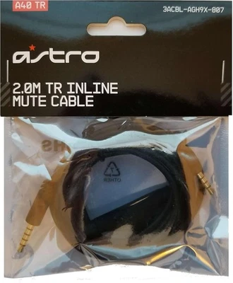 ASTRO Gaming A30/A40 Helmet 3acbl-agh9x-807 Inline Mute Cable 2.0 m Black  - Image 1 of 2