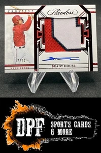 2024 Panini Flawless Brady House #/20 Ruby Prospect Patch Auto Nationals - Picture 1 of 2