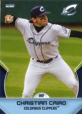 CHRISTIAN CAIRO 2025 Choice Columbus Clippers #9 Clearwater, FL Guardians 🔥 - Image 1 of 2