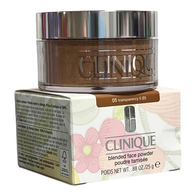 CLINIQUE Blended Face Powder 05 Transparency 5 (D) Sheer Loose Powder Oil Free - Image 1 of 4