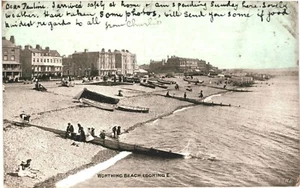 CPA Carte postale Ile de la Barbade.Worthing Beach 1905VM82779ok - Picture 1 of 2
