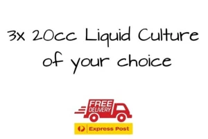 Liquid culture syringes multiple choices available- 3X20ml-Rootlab - Picture 1 of 1