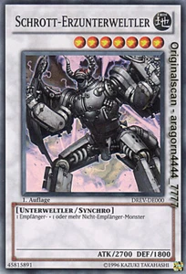 YU-GI-OH, SCHROTT-ERZUNTERWELTLER, SR, DREV-DE000, 1. Auflage, TOP - Bild 1 von 1