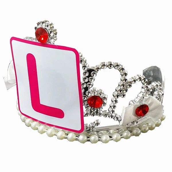 L Plate Hen Party Tiara Hen Party Accessory - Image 1 of 1