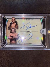 2018 Topps Museum Collect UFC TJ Dillashaw Urijah Faber Dual ON CARD Auto /10