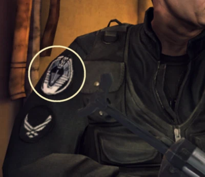 FANCY DRESS HALLOWEEN PARTY MOVIE PROP PATCH: STARGATE SG-1 INSIGNIA Iron-on - Image 1 of 4