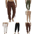 High Quality Medieval Pirate Lace Up Trousers for Men's Gothic Cosplay Costume