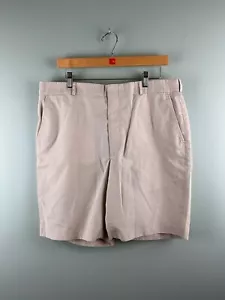 Vintage Corbin Men's Khaki Bermuda Shorts Size 36 Chinos Cotton Preppy Golf - Picture 1 of 6