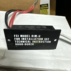 FCI FIRE CONTROL INSTRUMENTS ALARM MONITOR MODULE Model RIM-U 9000-0082A PIV OSY - Picture 1 of 11