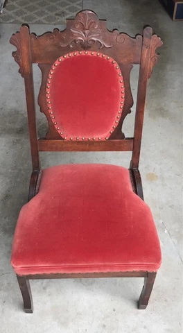 Antique slipper chair Cover