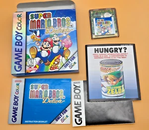 Nintendo Game Boy Color SUPER MARIO BROS. DELUXE Complete CIB Tested FOIL Rare! - Picture 1 of 12