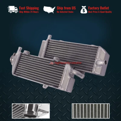 All Aluminum radiator For 2007-2012 KTM 250/350/450/505 SXF/XC-F (L+R) - Изображение 1 из 4