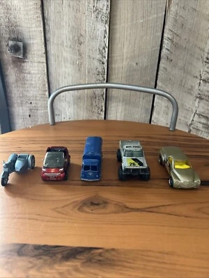 Lot Of 5 Rare Matchbox Triumph T110 Smart Fortwo Sugar Container Big Foot  - Image 1 of 4