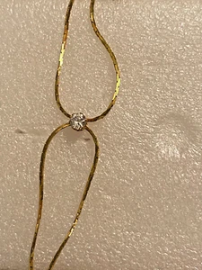 Bracciale Vintage GF Strass 8" Molto Carino - Foto 1 di 3
