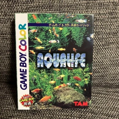 AQUA LIFE GameBoy Color GB color Simulation TAM 1999 Japanese Box Unopened New - Image 1 of 4