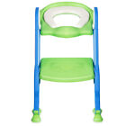 Foldable Potty Training Toilet Seat w/ Step Stool Ladder Adjustable Portable