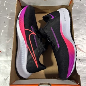 Size 11 - Nike Air Zoom Pegasus 38 Black Hyper Violet CW7356-011 - Picture 1 of 9