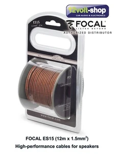 Focal ES15 Elite OFC Speaker Cable 12m/39ft 1.5mm2/16AWG - Picture 1 of 4
