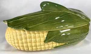 Shawnee Keramik Corn King bedeckt Auflaufform mit Deckel # 74 USA Vintage VGUVC - Bild 1 von 7