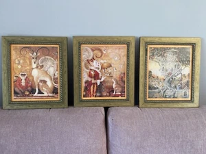 Daniel Merriam x3 Canvas (High Tea, The Tease & Corkscrew) Rare & Collectables - Picture 1 of 20
