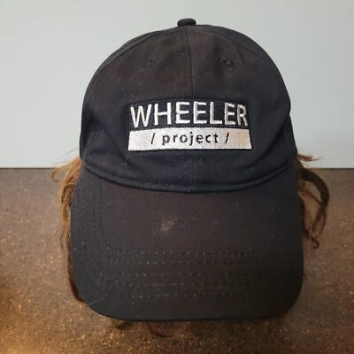 Wheeler Dad Hat Mens Black Cutter & Buck Embroidered Adjustable Strapback Cap - Image 1 of 4