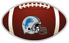 Detroit Lions Helmet NFL Logo Ball Car Bumper Sticker Decal -  9'',12'' or 14''