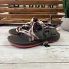 Girls Youth Chaco Sandals Pink,Blue, White Strap Sz 3 Multicolor