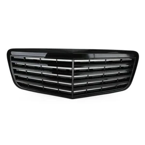 Black AMG Style Grille Grill Fits for 2007-2009 Mercedes Benz W211 E350 E500 - Picture 1 of 10