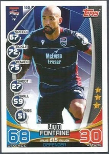 TOPPS MATCH ATTAX SPL-2019-20- #166-ROSS COUNTY-LIAM FONTAINE - Imagen 1 de 1