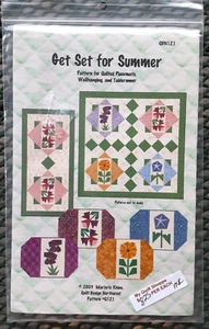 GET SET FOR SUMMER Quilted Placemats Wallhanging Tablerunner Pattern Project (H) - Picture 1 of 2