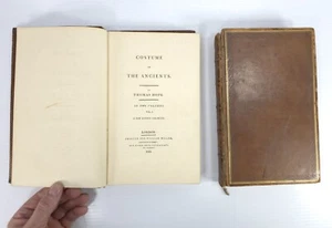 Antique 1812 Books 2 Volume Set "COSTUMES OF THE ANCIENTS" by Thomas Hope - Picture 1 of 12