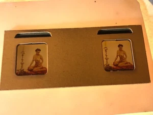 N1-10 RISQUÉ PHOTO SLIDES - STEREO LOCKSLIDE - Picture 1 of 2