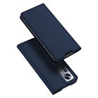 DUX DUCIS Skin Pro Faux Leather Wallet Case for Xiaomi 12S Pro / 12 Pro - Blue