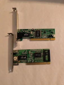 OEM REALTEK PCI 10/100MBPS NETWORK CARD | RTL8139B Lot Of 2 - Picture 1 of 8
