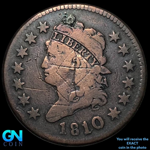 1810 Classic Head Large Cent #E3039 Cover