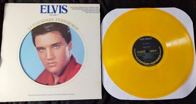 ELVIS PRESLEY Legendary Performer Vol. 3 Gold Vinyl RCA CPL1-3082 Canada CUT-OUT Foto 1 de 4