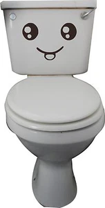 FUNNY EYES STICKER, for TOILETS, WALLS, CERAMICS, GLASS, VEHICLES, 20 x 12cms - Picture 1 of 2