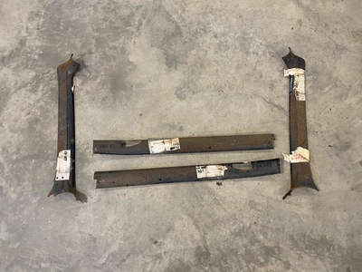 1963 1964 Chevrolet Chevy Impala Convertible Inside Inner Windshield Trim Set Foto 1 de 4