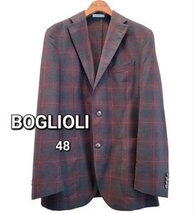 BOGLIOLI Tailored jacket cashmere blend check - Picture 1 of 12