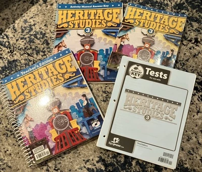Heritage Studies 3:Activity Manual Answ Key, Teacher’s Ed, Student Reader, Tests - Image 1 of 2