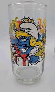 1983 Vintage Smurfette Hardee's Promotional Collector's Drinking Glass - Picture 1 of 8