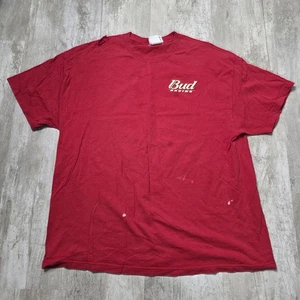 T-shirt vintage Budweiser Racing Earnhardt #8 effetto invecchiato taglia XXL - Foto 1 di 10