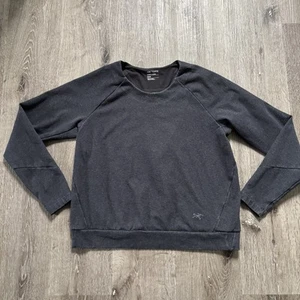 Arc'teryx Women's Size M Charcoal Gray Heather Momenta Centre Pullover - Picture 1 of 14